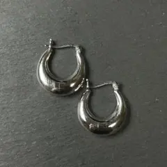 あ*な様 シルバー925 silver シンプルフープピアス/軽研磨仕上げ/両耳