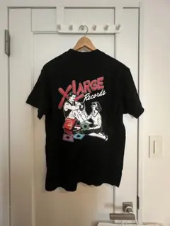 XLARGE Records 半袖Tシャツ ブラック
