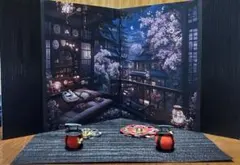 背景ボードと小物セット