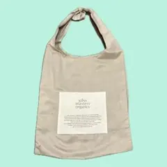 john masters organics エコバッグ ベージュ