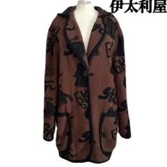 リ*ー様 【未使用‼︎】伊太利屋 イタリヤ 刺繍 コートLL 6.6万　ロングシ リ*ー様 【未使用‼︎】伊太利屋 イタリヤ 刺繍 コートLL 6.6万