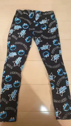 クッキーモンスター柄 キッズレギンス