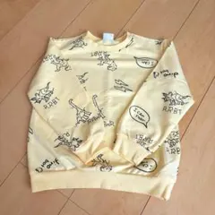 【美品】R:ROBOT 恐竜プリント トレーナー