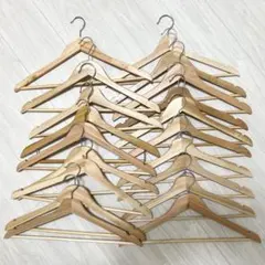 値下げ中‼️IKEA(イケア)／木製のハンガー 19本セット