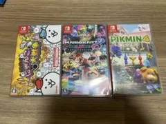 マリオカート8・ピクミン4・にゃんこ大戦争セット
