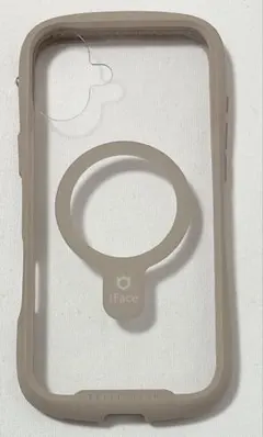 iFace MagSafe対応 iPhone16Plusケース クリア ベージュ
