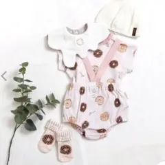 【新品未使用】アプレレクール　おやつ柄サスペンダー付きブルマ