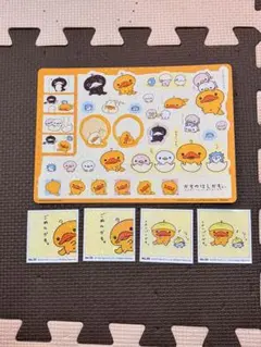 サンエックス ジャンボシールダス　シールコレクション かものはしかも。 セットのサムネイル