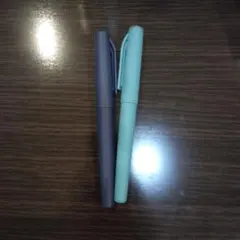 サインペン 2色セット パープルとライトブルー