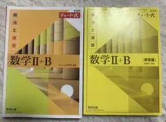 チャート式 数学Ⅱ+B 解法と演習＋解答編 セット 数研出版 新課程