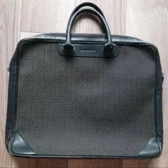 GIVENCHY ジバンシィ ビジネスバッグ ブラウン 昭和レトロ 中古のサムネイル