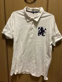 R. NEWBOLD ホワイト ポロシャツ L