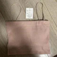 GRL 2Wayパット付きクロップ丈リブテレコキャミソール