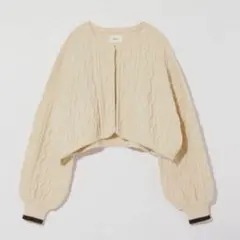 eaphi CABLE KNIT CARDIGAN