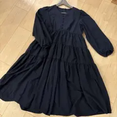 【値下げ】COHINAネイビー ワンピース