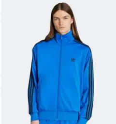 adidas 青 トラックジャケット ジャージ LLサイズのサムネイル