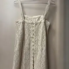 Eaphi】RIBBON YARN MESH CAMISOLE／ivory - メルカリ