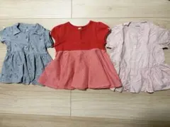 プティマイン　トップス　ブラウス　チュニック　3点セット