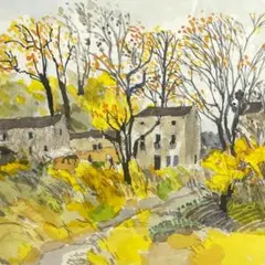 真作保証】道 手代木克信（風景画/北海道）国際形象展/新制作展 - メルカリ