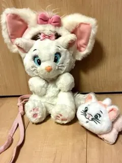 東京ディズニーリゾート☆マリー ちゃんカチューシャ☆ポシェット ☆リストバンド