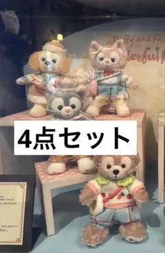 ダッフィー　ぬいぐるみバッジ　ワンダフルキッチン　リーナベル　ジェラトーニ