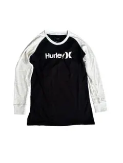 Hurley ラグラン長袖カットソー ブラック Mサイズのサムネイル