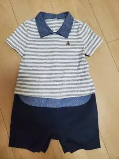 babyGAP ストライプポロシャツ ロンパース 90cm