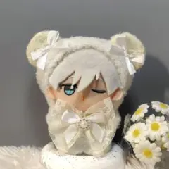 ♡ちびぐるみ用 着ぐるみ♡くま アイボリー ぬい服