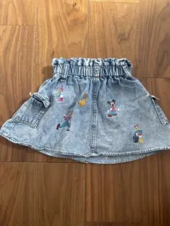 ＊＊リトシー＊＊ ディズニー刺繍デニムスカート 90サイズ