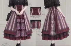 OZZ ANGELO オッズアンジェロ レースアップ フレアスカート ゴシック