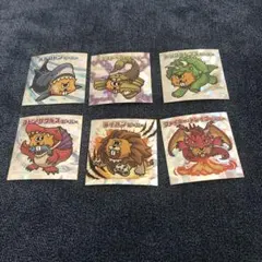 keijiさん専用　未使用＆美品★最強王図鑑 × ビーバー　キラキラシール　6枚