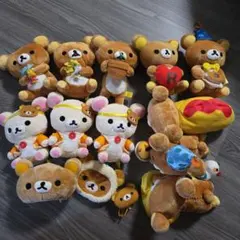 リラックマ コリラックマ ぬいぐるみ マスコット 5体セット 平成レトロ