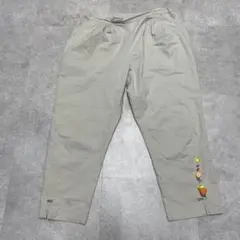 アルベロベロ　ビジュー　パンツ　ストレッチ　ベージュ