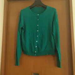 earth music&ecology　レディース　カーディガン　Mサイズ　緑