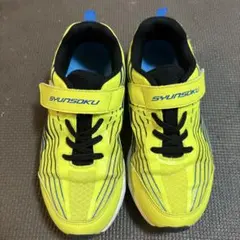 SHUNSOKU イエロー スニーカー ベルクロ　21.5cm
