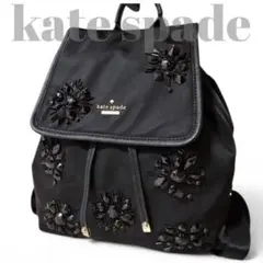 極美品 kate spade クラシック ナイロン モリー リュック ビジューのサムネイル