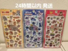 プチドロップステッカー 3種セット トムとジェリー スティッチ ロッツオ