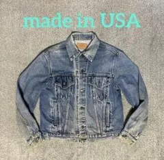 USA製　80's 70506 リーバイス デニムジャケット 3rd 44R