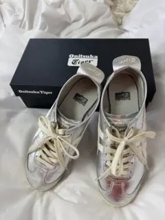 Onitsuka Tiger MEXICO 66 シルバー 23.5cm