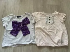 BeBe＋ビケットクラブ 90サイズ Tシャツ2枚セット