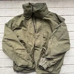 オリーブグリーン ミリタリージャケット　フード付き