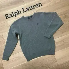 ラルフローレン セーター メンズMサイズ オリーブグリーン ニット