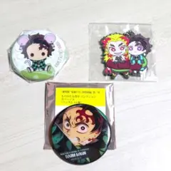 鬼滅の刃 竈門炭治郎 セット 缶バッジ ものがたる背中 A