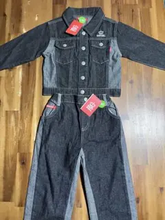 新品BABYDOLL セットアップ110 デニム ジャケット&デニムパンツ