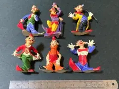 ピエロ フィギュア ミニチュア　6体セット