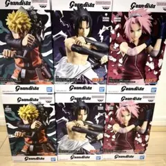 NARUTO Grandista ナルト サクラ サスケ 6個まとめ売り