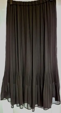 LOWRYS FARM黒のプリーツロングスカート　値下げ致しました!!