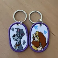 Disney わんわん物語 トランプ レディ キーホルダーセット