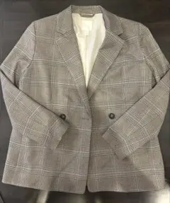 H&M チェック柄　ジャケット　Mサイズのサムネイル
