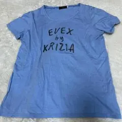 EVEX by KRIZIA Tシャツ　半袖　水色のサムネイル